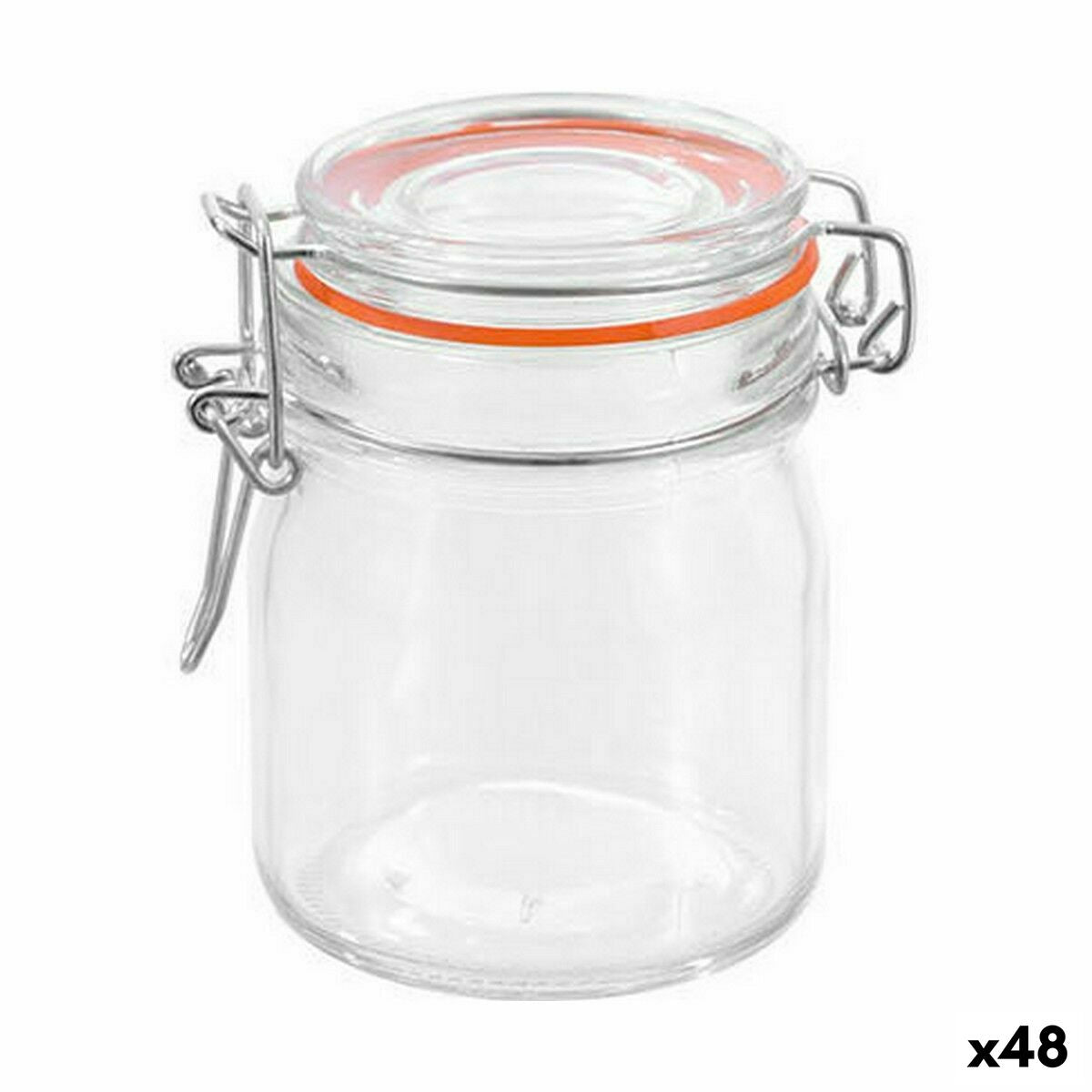 Jar La Mediterránea Hermetic Glass 150 ml (48 Units)