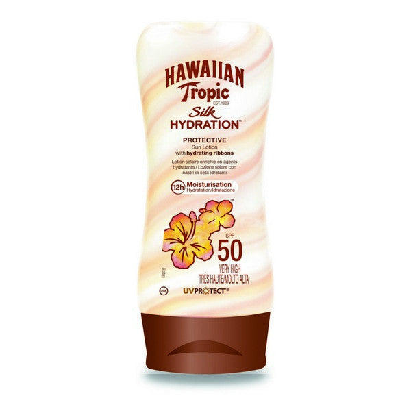 Sun Lotion Silk Hawaiian Tropic Spf 50+ (180 ml)