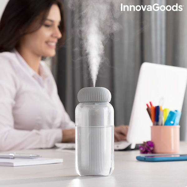 Ultrasonic Humidifier and Aroma Diffuser with LED Stearal InnovaGoods