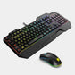 Keyboard with Gaming Mouse Krom KRUSHER RGB